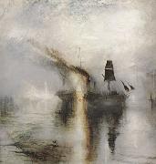 Joseph Mallord William Turner Peace-burial at sea (mk31) oil painting artist
